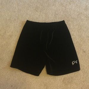 GK Black Velvet Gymnastics/Cheer Shorts