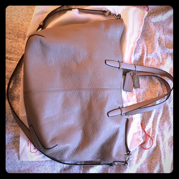 COACH Bleeker Cooper Satchel in Pebbled Leather