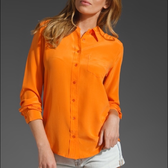 Equipment silk button down - Picture 1 of 2