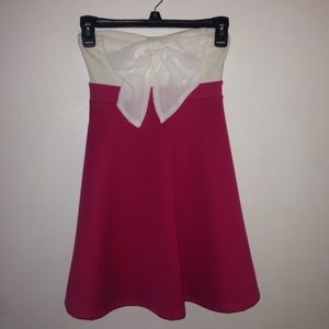 Bow tube dress