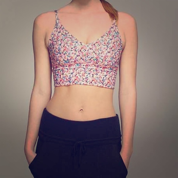 lululemon athletica Tops - NWT Lululemon solo bra in floral print - 6