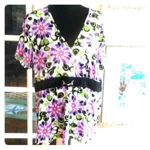 JM Collection Floral Print Top sz XL SALE😀