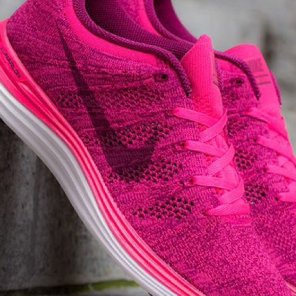 Nike Shoes - Hot pink nike flyknit lunars size