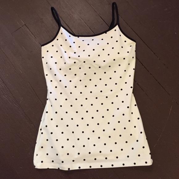 Polka dot express bra cami.