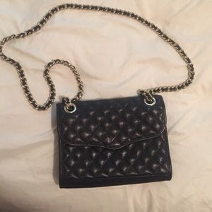Rebecca minkoff black quilted mini affair