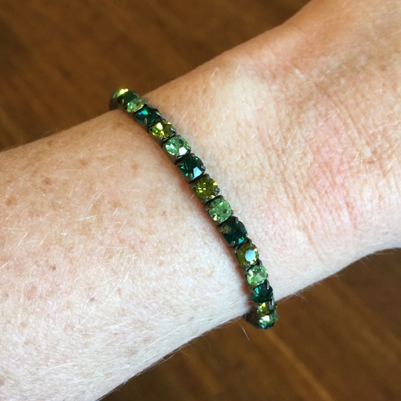 Shades of green bracelet