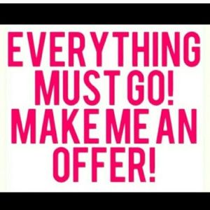 GOING ON VACATION! MAKE ME SOME OFFERS!!!