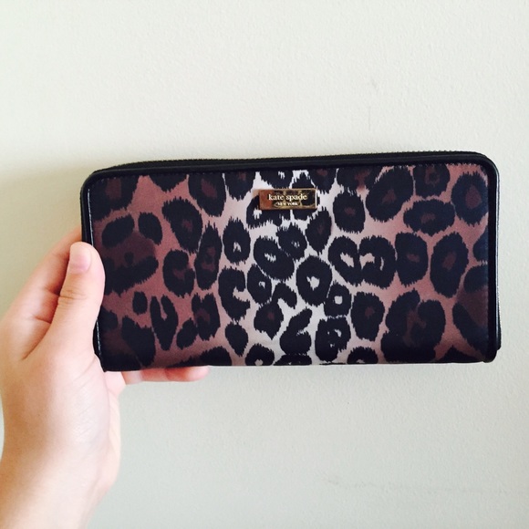 Leopard print Kate Spade wallet
