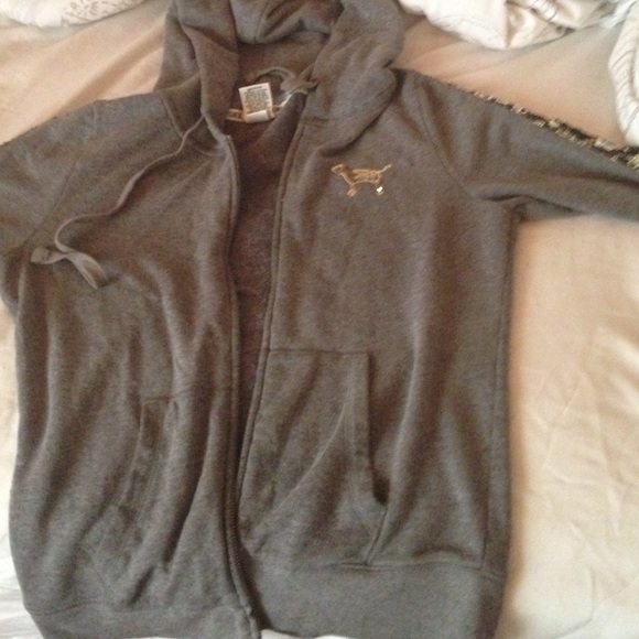 love pink sparkly hoodie - Picture 1 of 2