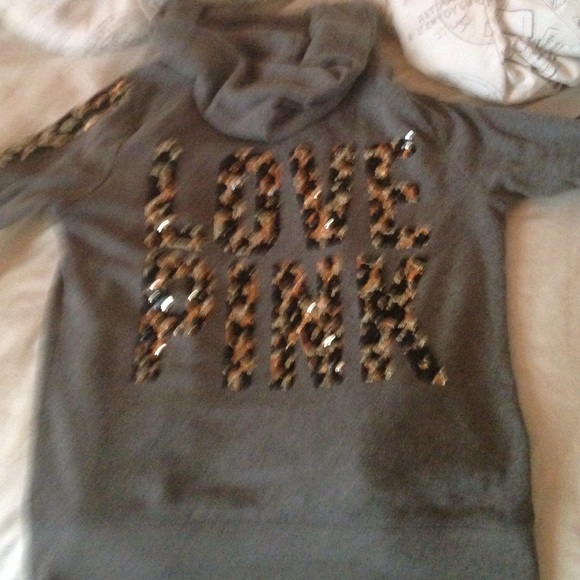 love pink sparkly hoodie - Picture 2 of 2