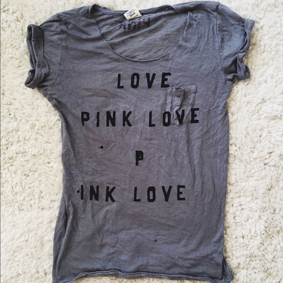 PINK oversized tee.