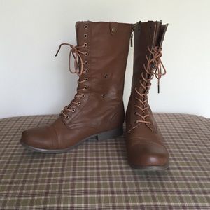 Brown Leather Boots