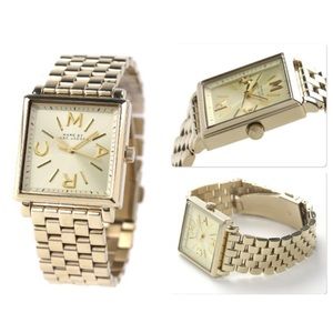 Gold Marc Jacobs Square Gold Watch