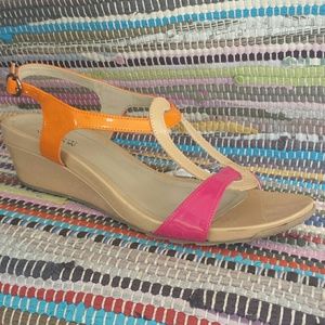 Bright and colorful Kenneth Cole sandals