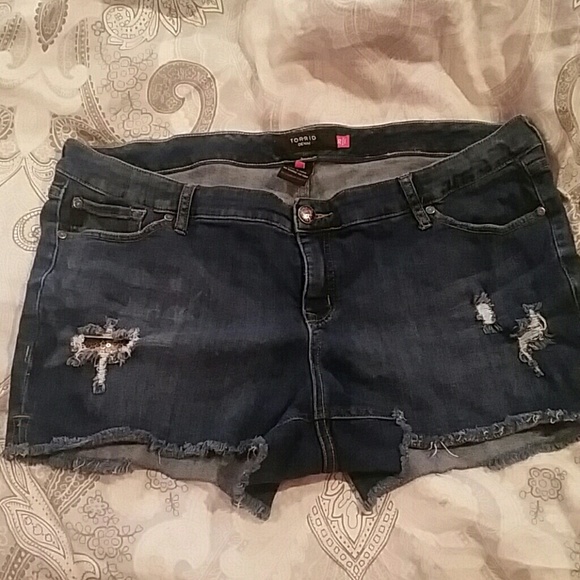 Torrid denim shorts