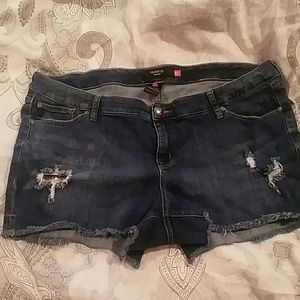 Torrid denim shorts