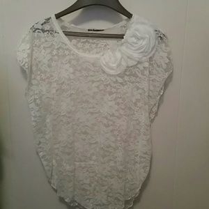 Flirty lace top