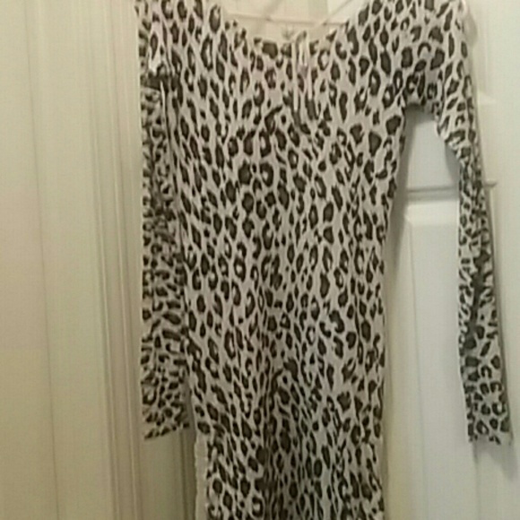 Guess Leopard Sweater Dress