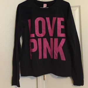 Pink long sleeved top
