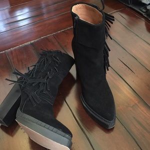 Jeffrey Campbell suede boots TRADED