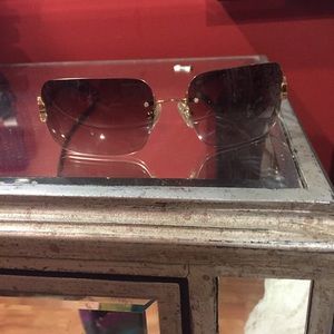 Tiffany sunglasses with key on sides in gunmetal