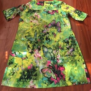 Beautiful butterfly print dress