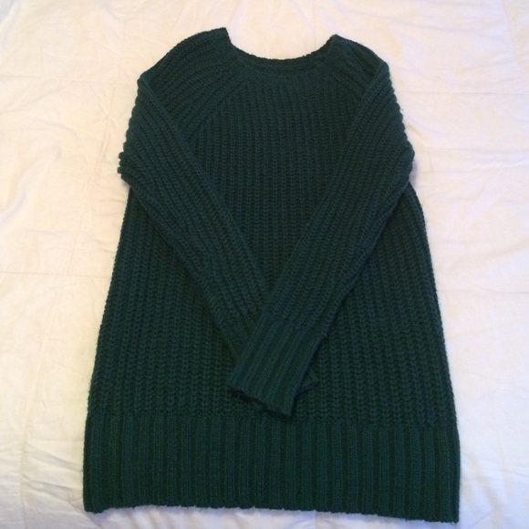 American Eagle Jegging Sweater in Green in XS