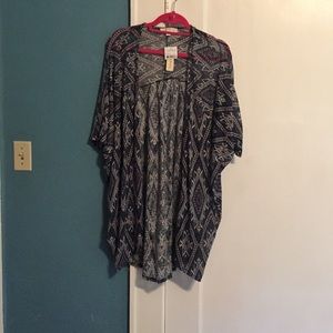 purple/blue kimono--never worn