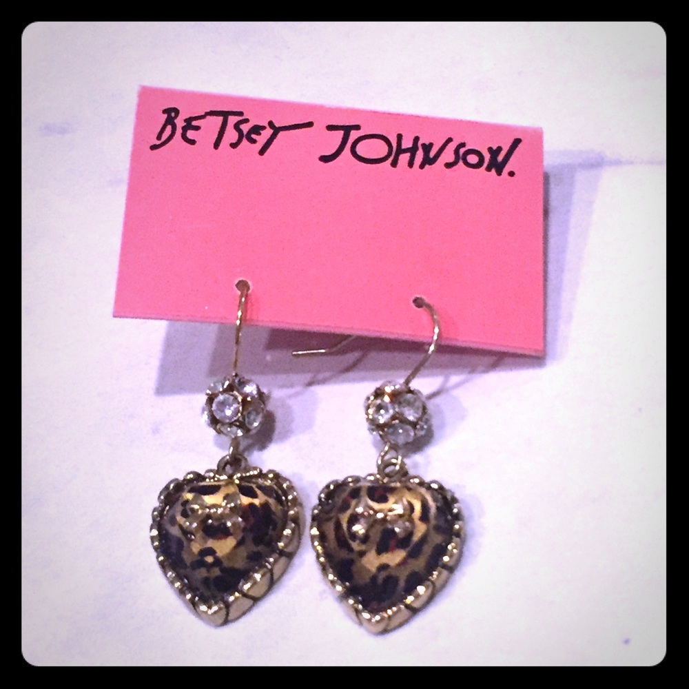 New With Tags Betsey Johnson Earrings