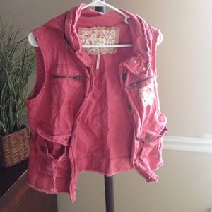 Free People cut off jacket