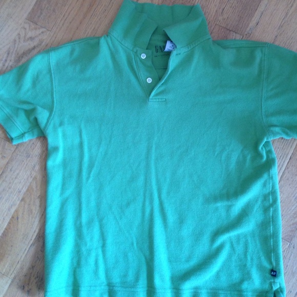 Boys size 7/8 green polo