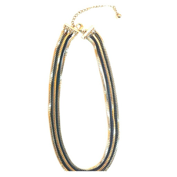 ADJUSTABLE Gold,bronze,silver link necklace