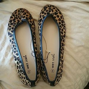Cheetah print flats