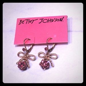 New With Tags Betsey Johnson Earrings
