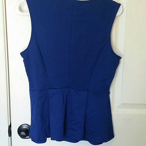 Blue peplum - Picture 2 of 2