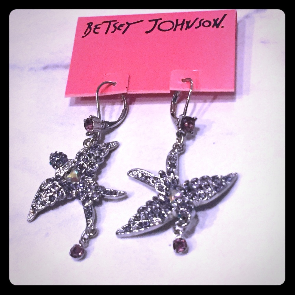 New With Tags Betsey Johnson Earrings