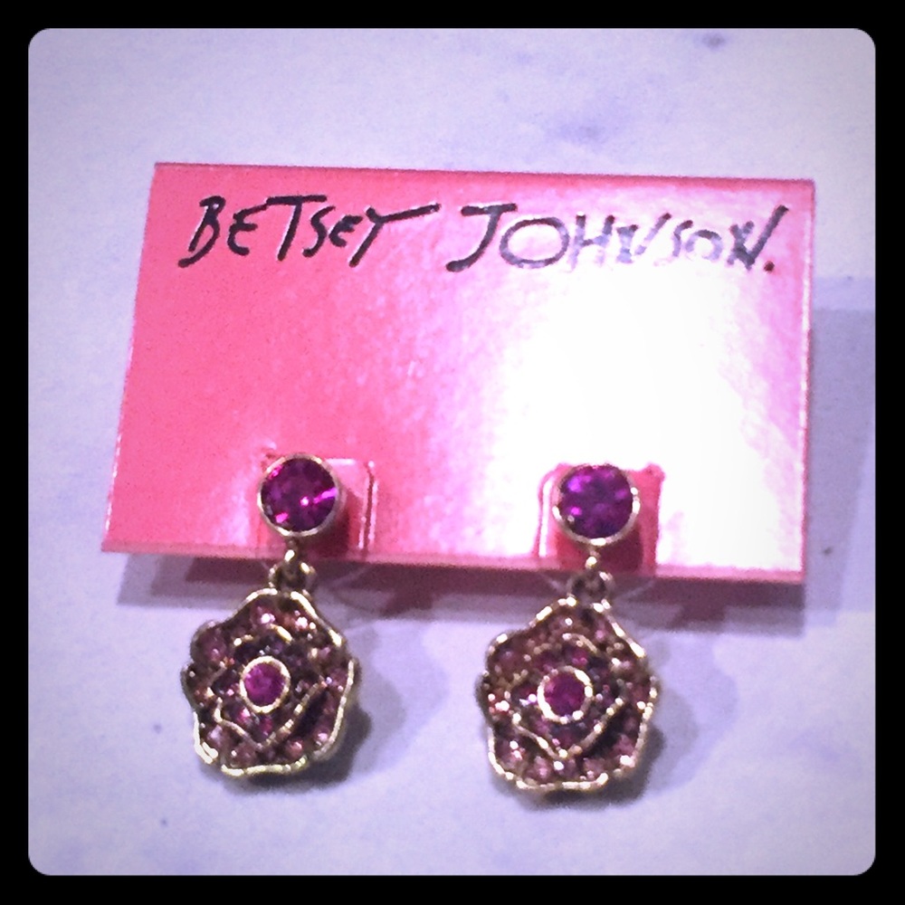 New With Tags Betsey Johnson Earrings