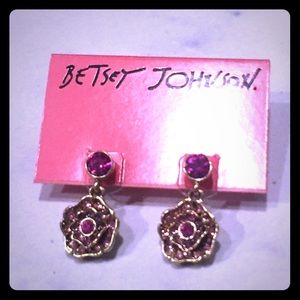 New With Tags Betsey Johnson Earrings