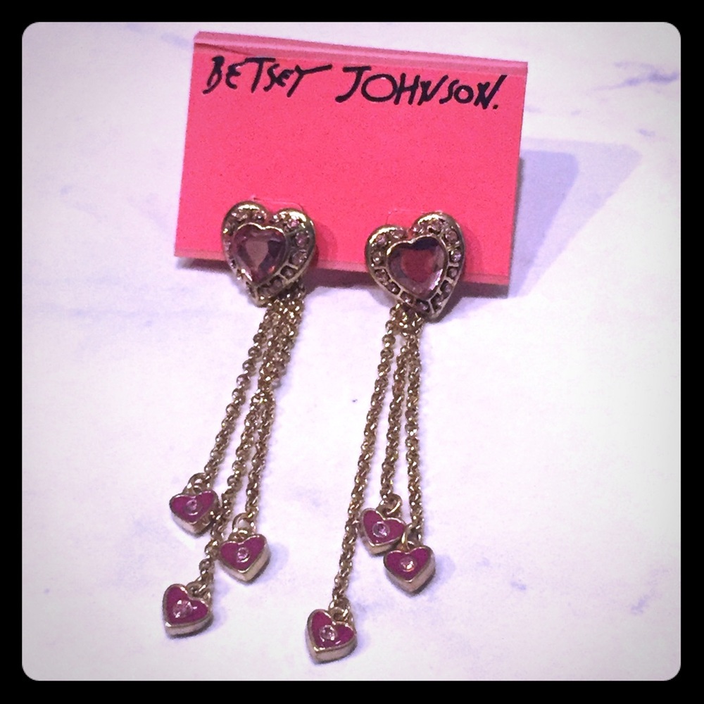 New With Tags Betsey Johnson Earrings