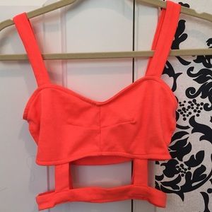 Caged crop top!