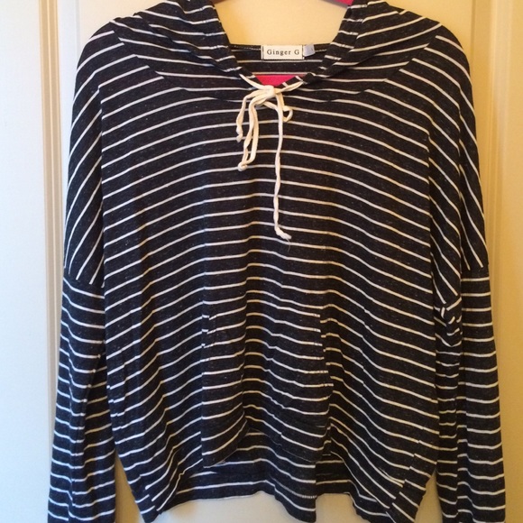 Striped hoodie