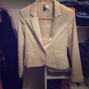 H&M cream blazer