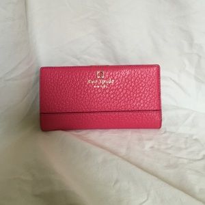 Kate Spade hot pink wallet
