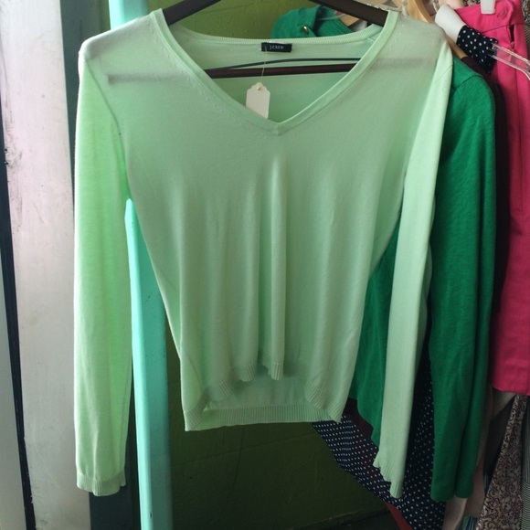 JCrew Mint Sweater