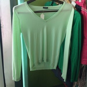 JCrew Mint Sweater