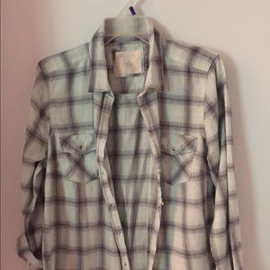 Lightweight Plaid Flannel shirt