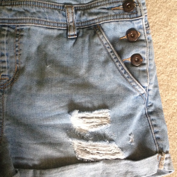 SOLD Forever 21 Denim Overalls - Picture 3 of 4