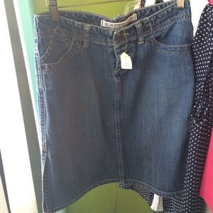 Express denim skirt