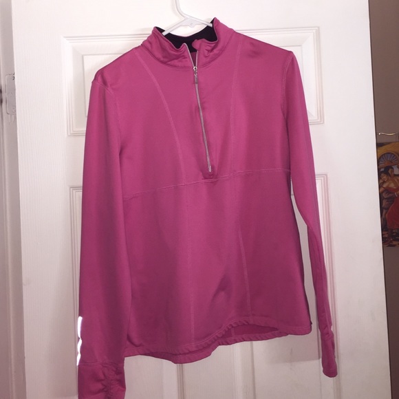 Pink Active Wear Sleeved Top