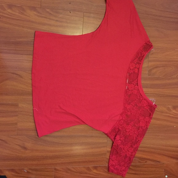 One net sleeve top - Picture 1 of 2